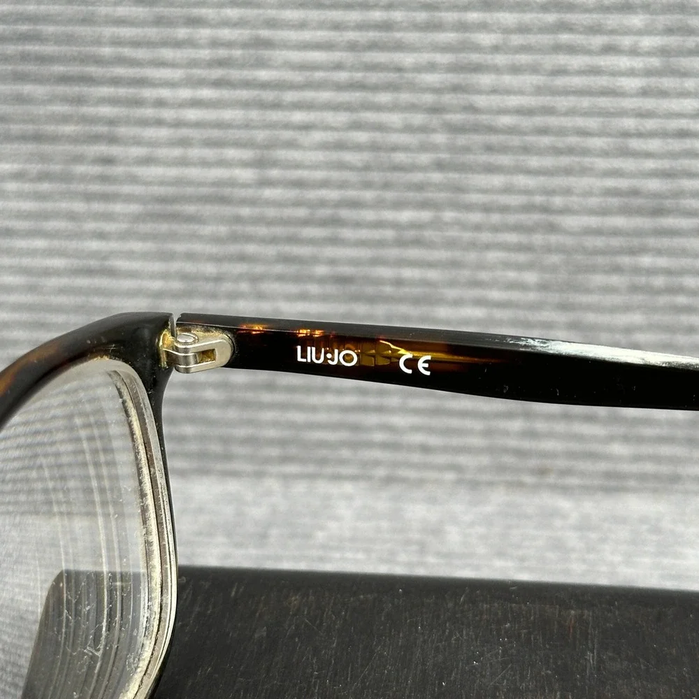 Liu Jo LJ2607 216 Tortoise Shell Square Eyeglasses Frames 52-16-135 Y2k